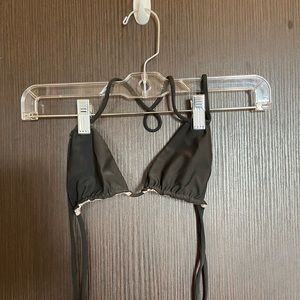 Acacia Black Cannons Bikini Top Small